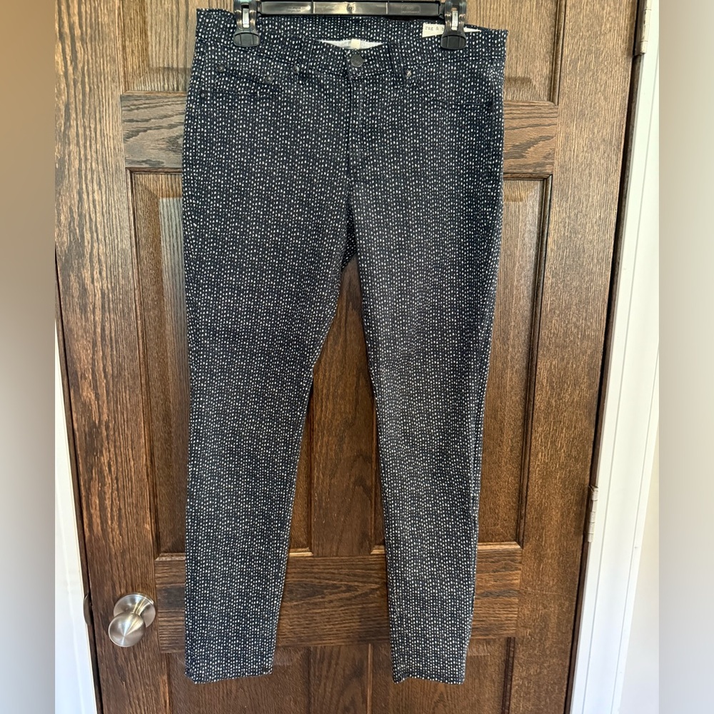 Rag & Bone Black and White Legging Jeans